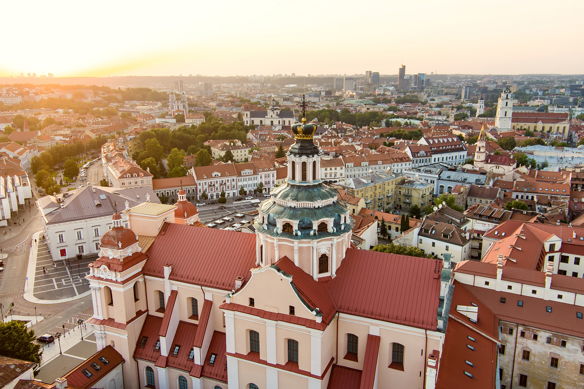 Вид на Старе місто, Вільнюс, Литва